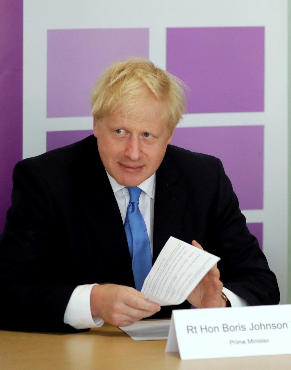 Britský premiér Boris Johnson.