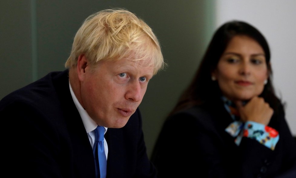 Britský premiér Boris Johnson