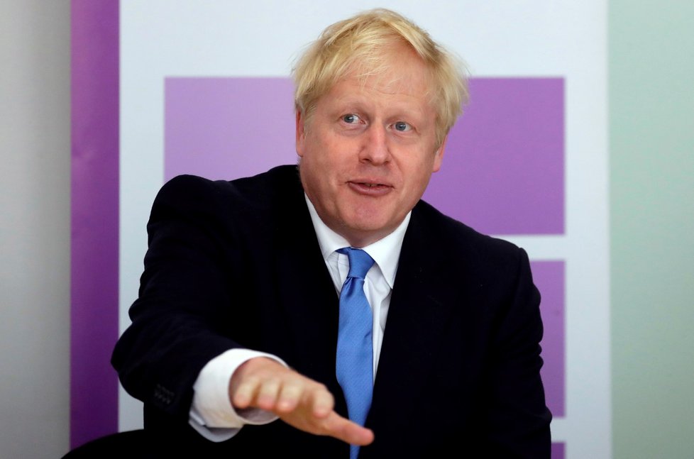 Britský premiér Boris Johnson