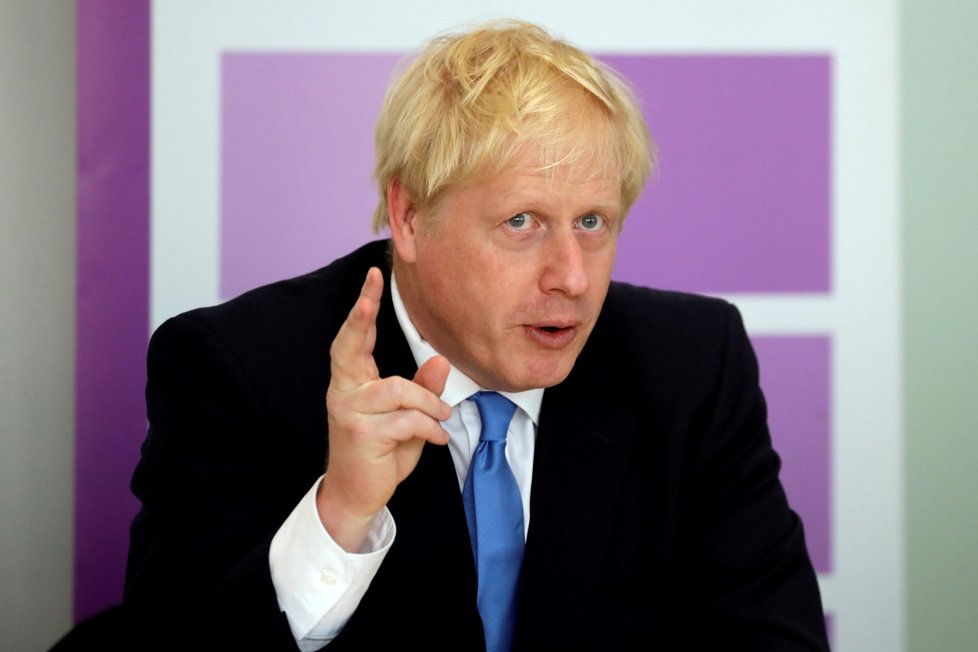 Britský premiér Boris Johnson