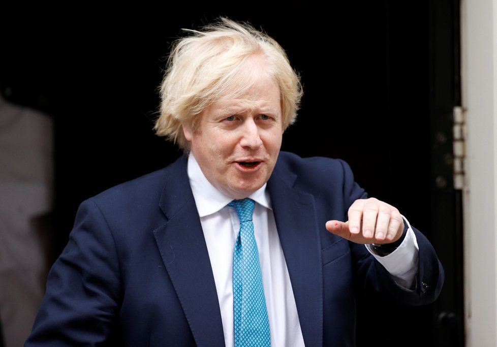 Britský premiér Boris Johnson