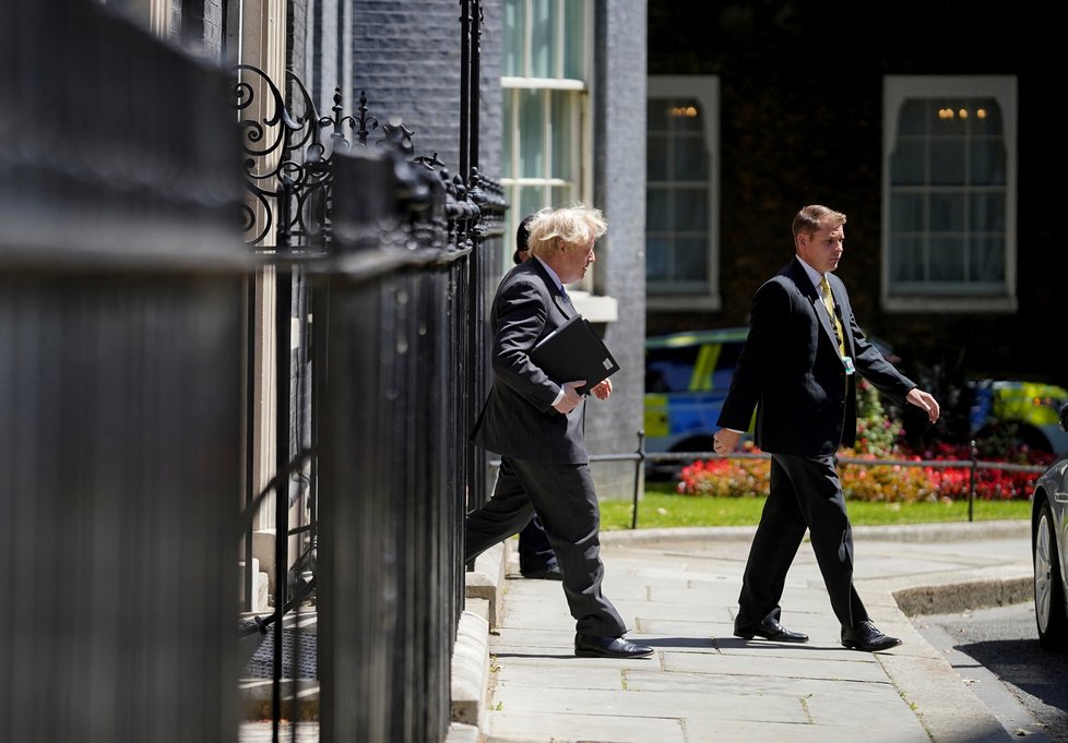 Britský premiér Boris Johnson.