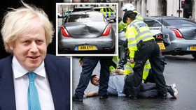 Auto s britským premiérem Borisem Johnsonem mělo nehodu, ale nikdo nebyl zraněn