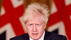 Britský ministerský předseda Boris Johnson (21. 12. 2020)