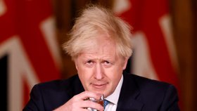 Britský ministerský předseda Boris Johnson (21. 12. 2020)