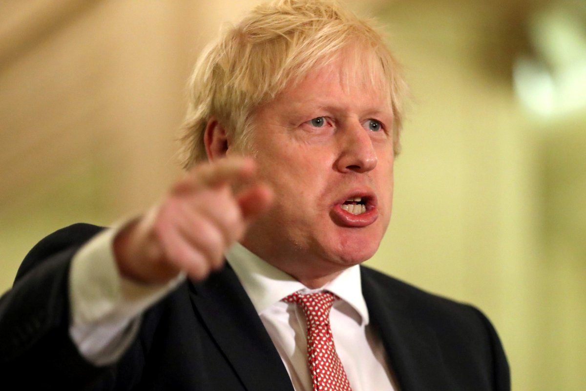 Britský premiér Boris Johnson.