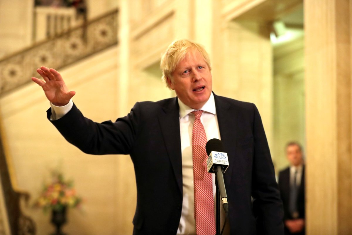 Britský premiér Boris Johnson.