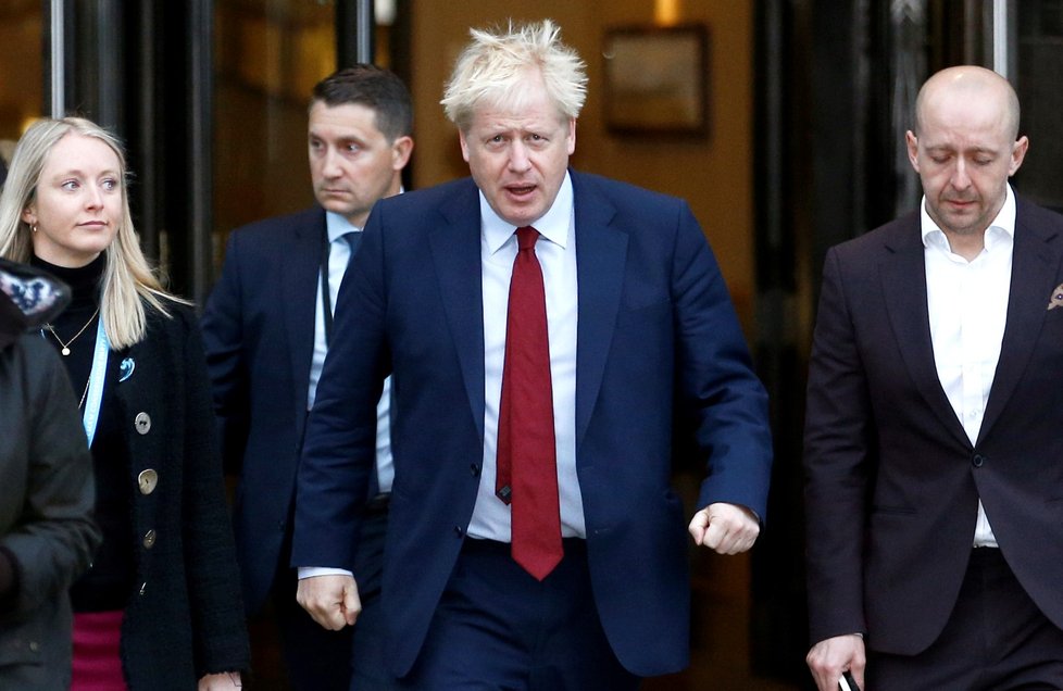 Britský ministerský předseda Boris Johnson na konferenci britské Konzervativní strany v Manchesteru (1. 10. 2019)