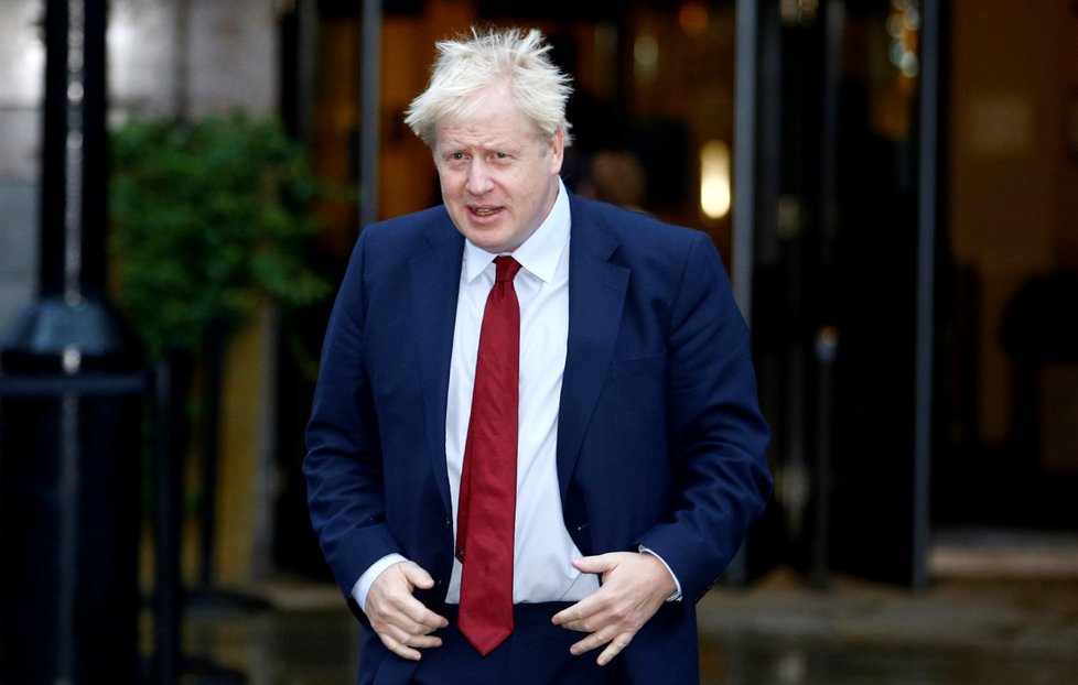 Britský ministerský předseda Boris Johnson na konferenci britské Konzervativní strany v Manchesteru (1. 10. 2019)