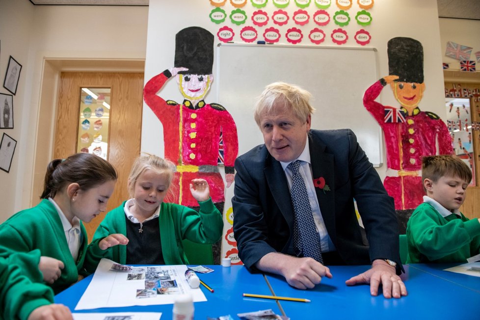 Britský ministerský předseda Boris Johnson