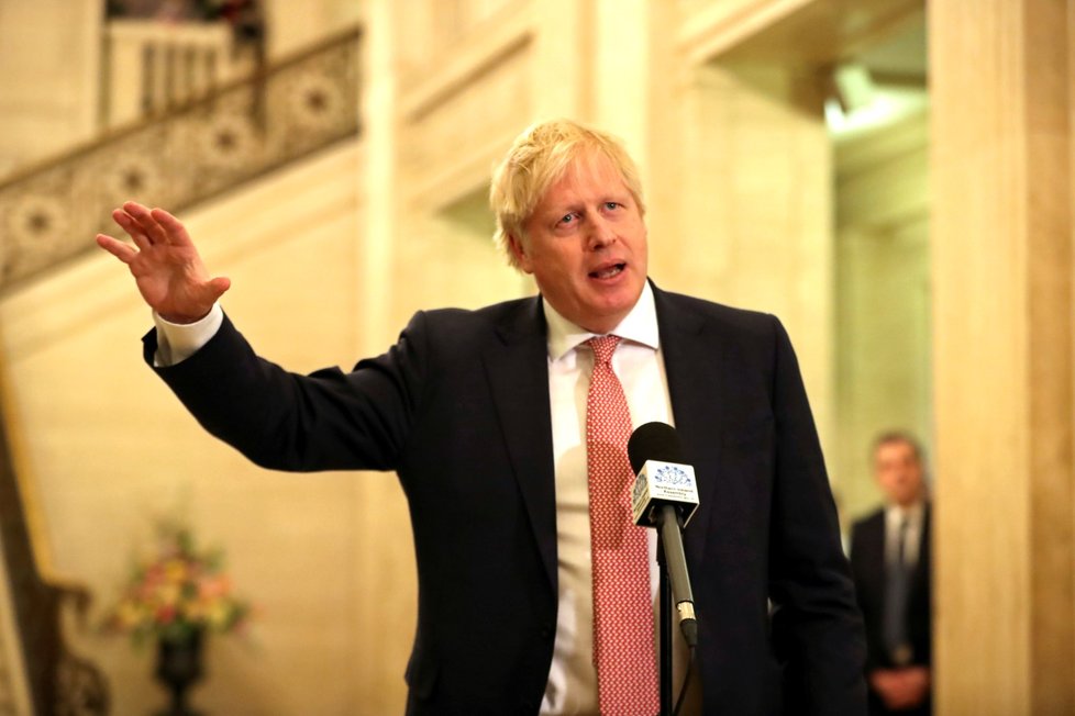 Britský ministerský předseda Boris Johnson