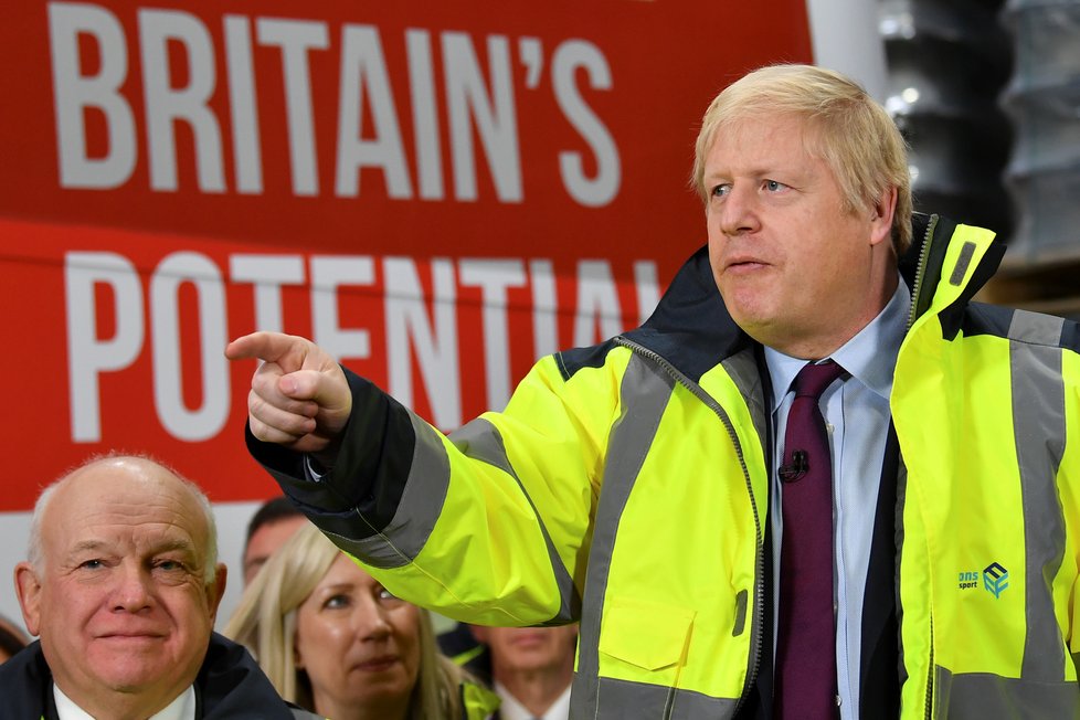 Britský premiér Boris Johnson.