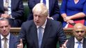 Nový britský premiér Boris Johnson běhems vého prvního vystoupení v dolní komoře parlamentu