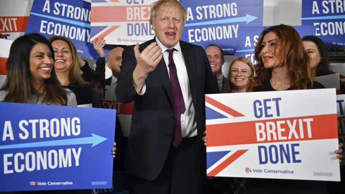 Britský premiér Boris Johnson