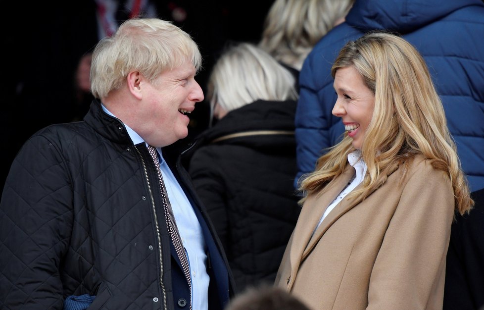 Boris Johnson a Carrie Symondsová