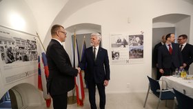 Prezident Petr Pavel na Slovensku: Setkání s předsedou parlamentu Borisem Kollárem (14.3.2023)
