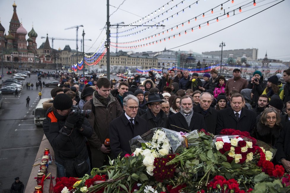 Moskva: Smutek za zavražděného kritika Kremlu Borise Němcova