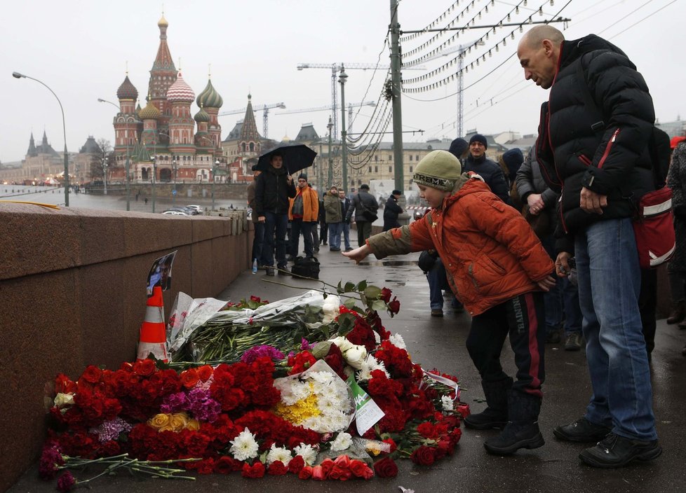 Moskva: Smutek za zavražděného kritika Kremlu Borise Němcova