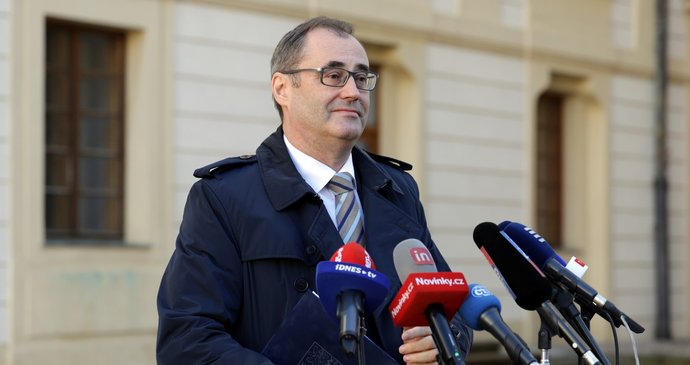 Boris Šťastný na schůzce u prezidenta Petra Pavla (8. 12. 2025)