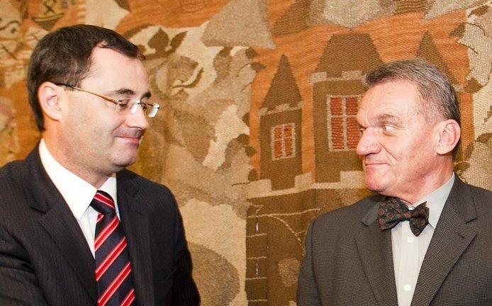 Boris Šťastný (vlevo) a Bohuslav Svoboda