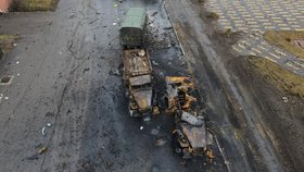 Zkáza ukrajinského města Borodjanka (3.3.2022)
