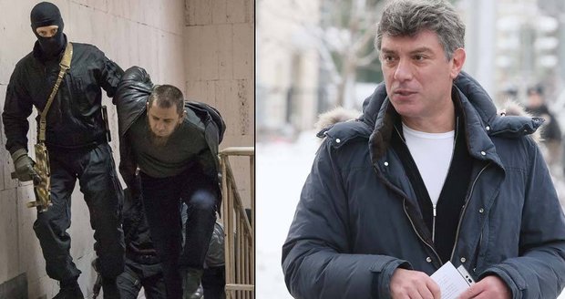 Vražda Putinova kritika Němcova: Zatkli 5 podezřelých Čečenců, jeden se přiznal!