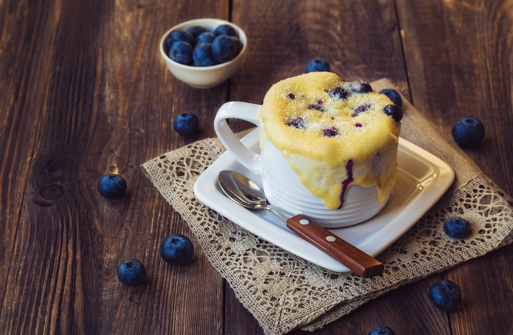 Mug cake je v mžiku hotový