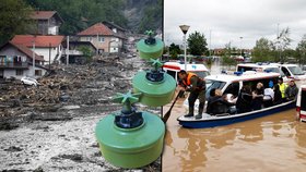 Balkán ničí voda! Navíc s sebou přívalová vlna nese i miny z občanské války.