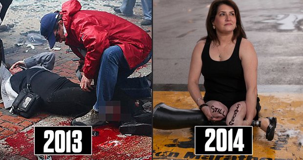 Rok po atentátu: Fotky žen, jež přežily pumový útok na maratonu v Bostonu!