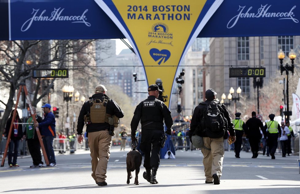 Bostonský maraton provázela letos přísná bezpečnostní opatření