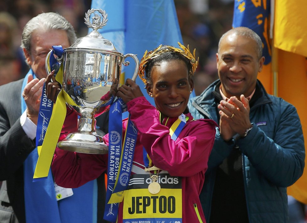 Keňanka Jeptoo vyhrála bostonský maraton mezi ženami