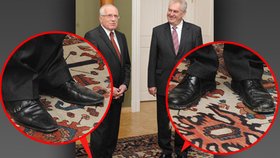 Zeman přišel na Hrad v obleku hodném statkáře z první republiky minulého století. A pan prezident v sobě taktně umlčel důstojně parádivého playboye.