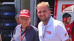 Libor Bouček a Niki Lauda