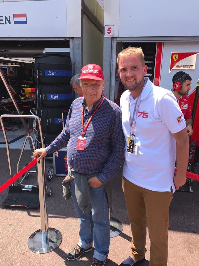 Libor Bouček a Niki Lauda