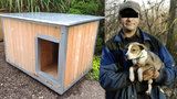 Brno chce dostat bezdomovce do nocleháren: Jejich psům nabízí zateplené boudy