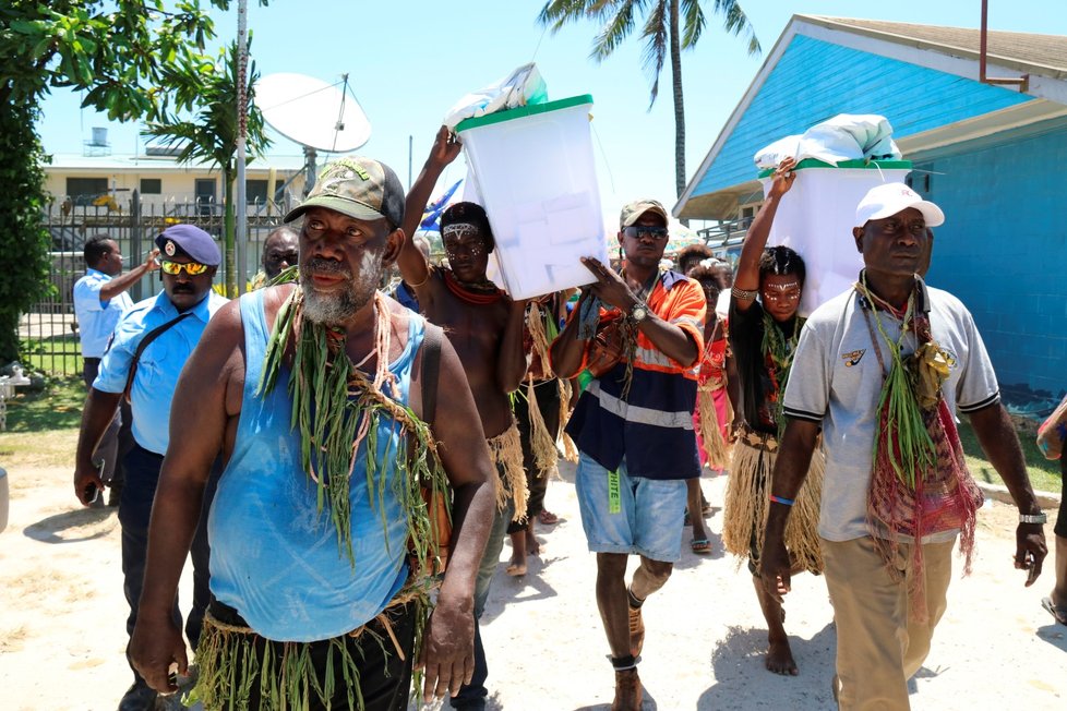 Obyvatelé Bougainville se v referendu vyslovili pro nezávislost