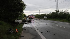 Při tragické nehodě na Královéhradecku zahynuli tři lidé.