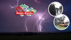 Česko zasáhly 8. 7. 2021 extrémně silné bouřky