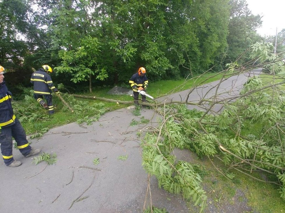 Druhý červnový víkend se Českem prohnaly silné bouřky (14. 6. 2020)