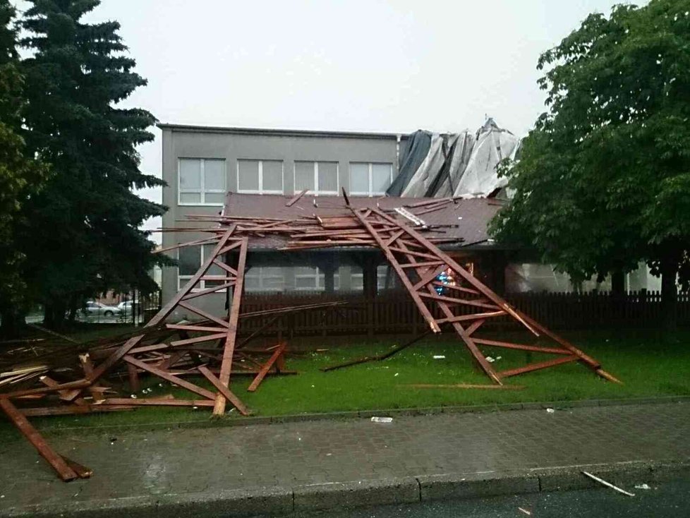 Druhý červnový víkend se Českem přehnaly silné bouřky. (14. 6. 2020)