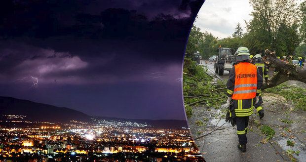 Bouře zabila v Itálii tři lidi, v Chorvatsku se objevilo tornádo. Padaly i kroupy jako tenisáky 