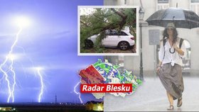 Česko sežehne tropických 33 °C, přijdou i silné bouřky. Hrozí rozvodnění řek, sledujte radar Blesku 