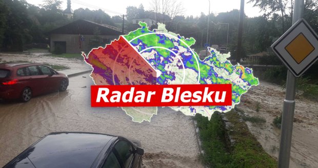 Povodně devastovaly části Česka, stovky zásahů hasičů. Došlo i na evakuace, sledujte radar Blesku