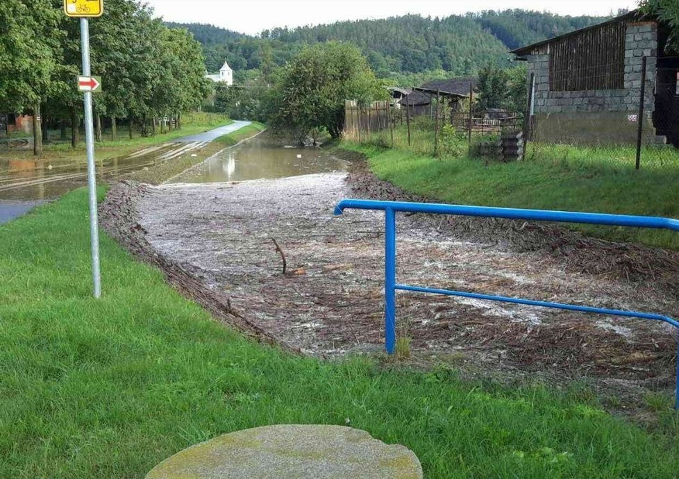 Bouřky se prohnaly Olomouckem (6. 8. 2019)