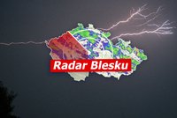 Na Česko udeřily silné bouřky: Vlak narazil do stromu, hasiči mají napilno. Sledujte radar Blesku