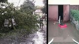 Bouřka s krupobitím zasáhla jižní Moravu: Zatopené sklepy a garáže