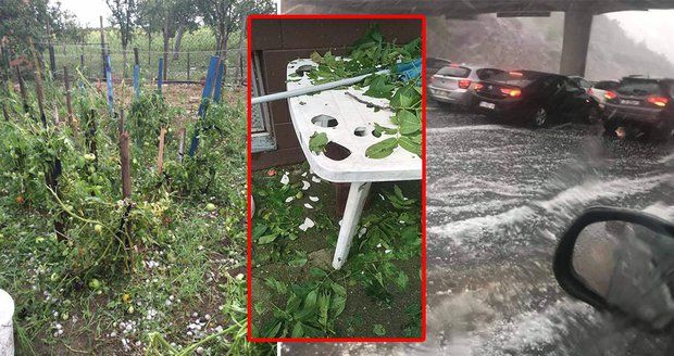 Chorvatsko zasáhly bouřky, kroupy a záplavy: Velké škody a zranění lidé