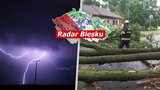 Supercela se prohnala jižní Moravou: Hasiči mají kvůli bouřkám plné ruce práce. Sledujte radar Blesku