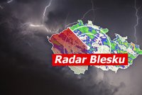 Sucho v Česku vystřídají bouřky. A vichr na Pardubicku lámal stromy, sledujte radar Blesku