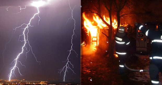Nad Itálií řádí bouřky, při požáru tam zemřely dvě ženy.